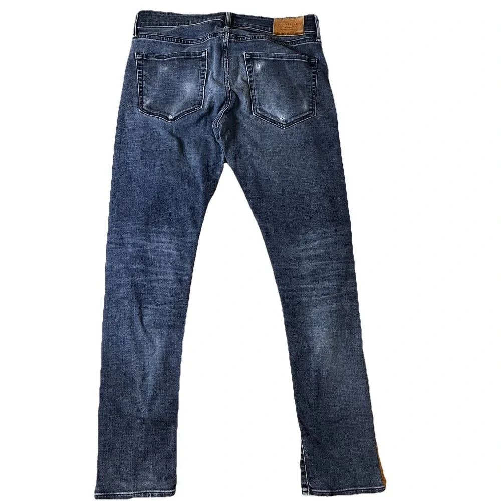 Lucky Brand jeans men's 32X31 blue denim 110 Skinny medium wash stretch